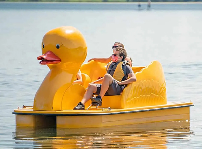 Yellow Duck Paddle Boat